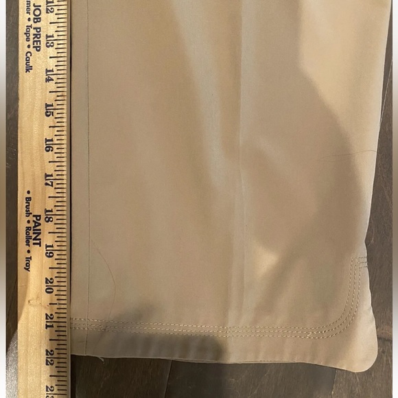 Zenergy Golf By Chicos Tan Capri Pants Chicos Sz 1 (US Sz 8) w/Tee Holder 33Wx23 - Picture 11 of 12